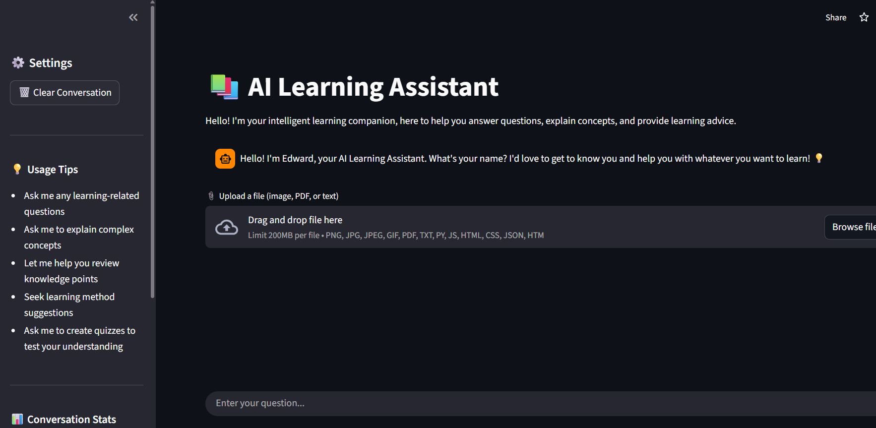 Study Buddy AI Assistant Screenshot